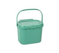 Addis Everyday Kitchen-Cestino per rifiuti Alimentari, 4,5 Litri, Colore: Verde Salvia, Compost Caddy