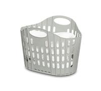 Addis Flat Easy Clothes Washing Store - Cesto portabiancheria flessibile, 38 litri, colore: verde ortica