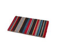 Addis Stripe zerbino con Colore a Righe in 100% Fibra di Cocco Naturale - 70 x 40 cm, Multi