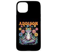 Addison - Design stravagante a forma di rana, per ragazze, nome Addison Custodia per iPhone 15 Plus