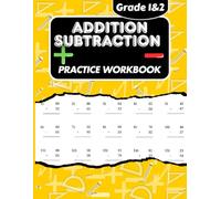 Addition and Subtraction Practice Workbook: Grade 1-2 Math Workbook for Kids Ages 6-8 | 1,500 Exercises with Answer Key