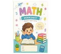 Addition Workbook for Kids Ages 4-8: 100 Fun Addition Worksheets for Preschool, Kindergarten & Grade 1