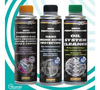 ADDITIVI PULIZIA MOTORI DIESEL COMMON RAIL + NANO ENGINE +OIL SYSTEM CLEANER