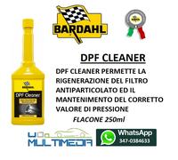 ADDITIVO BARDAHL PULITORE DPF CLEANER FILTRO ANTI-PARTICOLATO BARDAHL 250ML