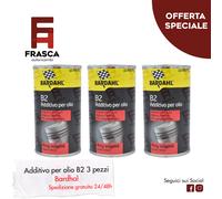 Additivo Olio B2 Bardahl Oil Treatment Trattamento Olio Motore 3 pezzi