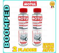 Additivo pulizia motore auto BENZINA DIESEL MOTUL ENGINE CLEAN 2x300ml 02MO46