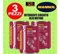 ADDITIVO PULIZIA OLIO MOTORE MANNOL 9900 - 3 PZ da 300 ml