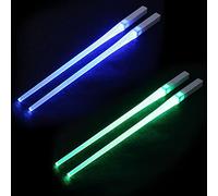 ADDLIVE Bacchette Spade Laser, Bacchette a Luce LED, 2 Paia Bacchette Luminose a LED, Bacchette Star Wars, Bacchette Batteria, Luminose durevoli, Facili da Trasportare, Senza BPA e per Alimenti