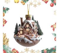 Addobbi Albero Di Natale A Casa a Forma di Tazza,Decorazioni Natalizie per Alberi - Pendente Acrilico Festivo 2D Per Casa Party Vacanze Patio Esterno Ingresso Interno Camera Festival