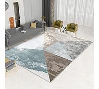 Addobbi casa moderna Moderno inchiostro stile marrone grigio blu geometrico triangolo tappeto da salotto tappetti salotti moderni 80x160cm