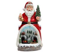 Addobbi di Natale Ornamento da scrivania per feste, per la casa, stagionale, con figure di Babbo Natale, pupazzo neve e renne