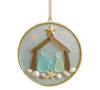 Addobbi In Marino Per Albero Di Natale - Ciondolo Costiero Con Stella Marina | Decorare Domestico, Feste Famiglia, Riunioni Amichevoli Ed Occasioni Speciali Invernali, Simbolo Di Fede Tutto L'a