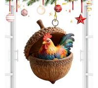 Addobbi Natalizi a Forma di Ghianda con Animali,Decorazioni 2D in Acrilico a Forma di Ghianda - Decorazioni per Albero di Natale - Idee Regalo per Inverno Feste Compleanni Thanksgiving Casa Camera Dor