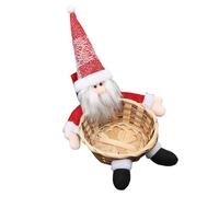 Addobbi Natalizi Per la Casa Interno 1PC Cesto portaoggetti per caramelle natalizie Babbo Natale pupazzo di neve Ciotola caramelle Cestino Decorazione natalizia Snack Decorazione la tavola natalizia
