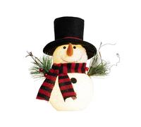 Addobbi Natalizi Per la Casa Interno Bambole Pupazzi di neve Le bambole indossano sciarpe e pupazzi di neve luminosi da portare a casa tua.