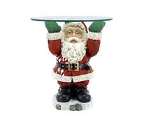 Addobbi Natalizi Per la Casa Porta pupazzo di neve di Natale Piatto frutta Decorazione Statua del pupazzo neve in resina Vassoio Babbo Natale in resina