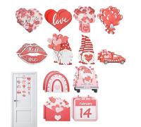 Addobbi San Per Albero | 1 Set di Etichette Pendenti - Decorazioni in Legno Appendibili per San - Per La Casa Il Matrimonio La Cerimonia L'Artigianato Il Natale L'Interno L'Ufficio