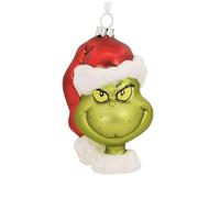 Addobbo Albero Di Natale In Vetro Il Grinch Decorazione Natalizia In Vetro - Varzi Il Natale Dal 1956