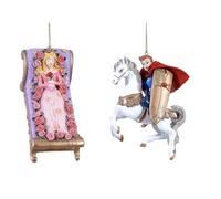 Addobbo Albero Di Natale La Bella Addormentata E Principe Filippo 10cm Prodotto Assortito - Varzi il Natale dal 1956