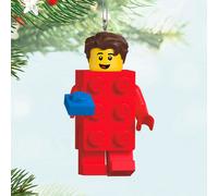 Addobbo Albero Di Natale LEGO omino Brick Suit Guy Decorazione 7cm + appendino