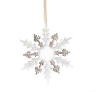 Addobbo Alce Renne Oro per champagne per Festa Leggero Addobbo(Snowflake No. 4)