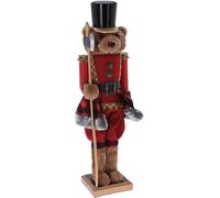 Addobbo Di Natale Orsetto Teddy Schiaccianoci Natalizio 60cm - Varzi il Natale dal 1956