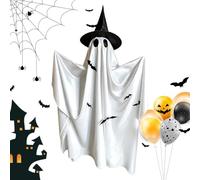 Addobbo Fantasma Halloween Decorazione da Terra 150 cm con a Stringa
