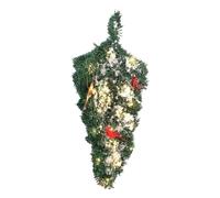 Addobbo Natalizio con Luce Decorazione Invernale Illuminata Capovolta | Albero di Natale Artificiale Capovolto da Parete Per Parete Soggiorno Festa Camera Da Letto Sala Da Pranzo Planner Eventi