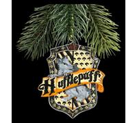 Addobbo Natalizio Harry Potter - Insegna Hufflepuff - Sfera Decorativa