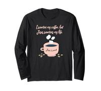 Addolcisco il mio caffè ma Gesù addolcisce la mia vita cristiana Maglia a Manica