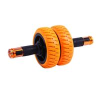 Addominal Wheel, Ab Roller Core Trainer, 13,78 x 5,91 x 5,91 x 5,91 pollici Anti-Slip Exercise Rollers, Compact -Grip Design for Home Gym, Office, Floor Workout, Travel, Beginner Use