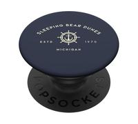 Addormentato Bear Dunes Michigan - Orso Addormentato Dunes MI Anchor PopSockets PopGrip Adesivo