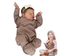 addormentato Reborn - s neonato in silicone da 19 pollici per,dolce ragazza neonato alla ricerca reale di simulazione con i vestiti, miglior giocattolo di compleanno per ragazze regalo