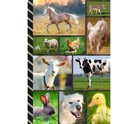 Address and Password Book Combo: Large Print / Discreet / Log Home - Email Addresses - Phone Numbers / Track Birthdays / Web Login Keeper / Great For Seniors / Farm Animal Lover Cover