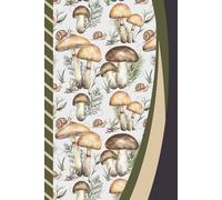 Address and Password Book Combo: Large Print / Discreet / Log Home - Email Addresses - Phone Numbers / Track Birthdays / Web Login Keeper / Great For Seniors / Vintage Mushroom Lover Cover