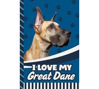 Address and Password Book Combo: Large Print / Discreet / Log Home - Email Addresses - Phone Numbers / Track Birthdays / Web Login Keeper / Great For Seniors / Tan Great Dane - Dog Lover Cover