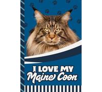 Address and Password Book Combo: Large Print / Discreet / Log Home - Email Addresses - Phone Numbers / Track Birthdays / Web Login Keeper / Great For Seniors / Maine Coon Cat Lover Cover