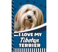 Address and Password Book Combo: Large Print / Discreet / Log Home - Email Addresses - Phone Numbers / Track Birthdays / Web Login Keeper / Great For ... / Tan White Tibetan Terrier - Dog Lover Cover