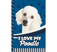 Address and Password Book Combo: Large Print / Discreet / Log Home - Email Addresses - Phone Numbers / Track Birthdays / Web Login Keeper / Great For Seniors / White Poodle - Dog Lover Cover