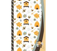 Address and Password Book Combo: Large Print / Discreet / Log Home - Email Addresses - Phone Numbers / Track Birthdays / Web Login Keeper / Great For Seniors / Bee Lover Theme - Garden Insect Cover