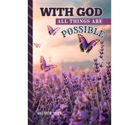Address and Password Book Combo: Large Print | Discreet | With Email - Phone Number - Birthday Space | Gift For Seniors | With God All Things Are Possible - Christian Theme Cover
