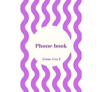 Address and telephone book: Phonebook with alphabet index | Sorting from A-Z | More than 300 entries | A5 format