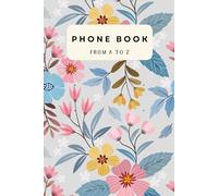 Address and telephone book: Phonebook with alphabet index | Sorting from A-Z | More than 300 entries | A5 format