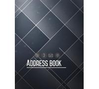 Address Book: Alphabetical A-Z Organizer with Tabs: Personal Contact Directory for Names, Addresses, Birthdays, Work, and Social Media | Large 8.5 x 11 Edition