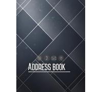 Address Book: Alphabetical A-Z Organizer with Tabs: Personal Contact Directory for Names, Addresses, Birthdays, Work, and Social Media | Large 8.25 x 11 Edition