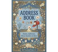 Address Book: Alphabetical Contact Organizer with Name, Address, Phone, Email, Birthday & Notes - Large Print 6x9