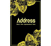 Address Book: Personal Contact & Phone Keeper with A-Z Alphabetical Tabs