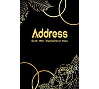 Address Book: Personal Contact & Phone Log with A-Z Alphabetical Tabs