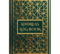 Address & Contact Log Book | Large 8.5x11 Journal Style Organizer | 120 Pages