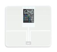 ADE Bilancia pesapersone digitale | ampio display a colori | bilancia impedenziometrica tutti valori a colpo d'occhio | pesa persone fino a 200 kg | bilancia intelligente con analisi corporea | bianco